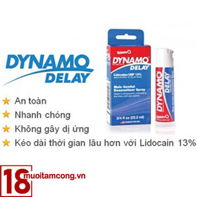 dynamo delay an toan, hiệu quả với 13% Lidocain