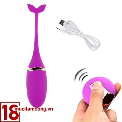 Trứng rung cá heo nhỏ xinh 10 chế độ rung mạnh mẽ