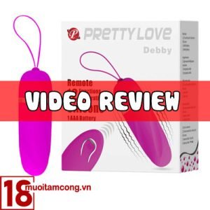 Review trứng rung Pretty Love Debby 12 chế độ rung, remote