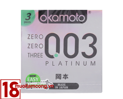 hình ảnh Okamoto 003 siêu mỏng Platinum